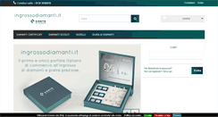 Desktop Screenshot of ingrossodiamanti.it