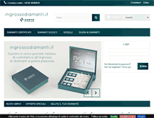 Tablet Screenshot of ingrossodiamanti.it